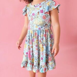 Posh Peanut Disney Princess Ruffled Twirl Dress